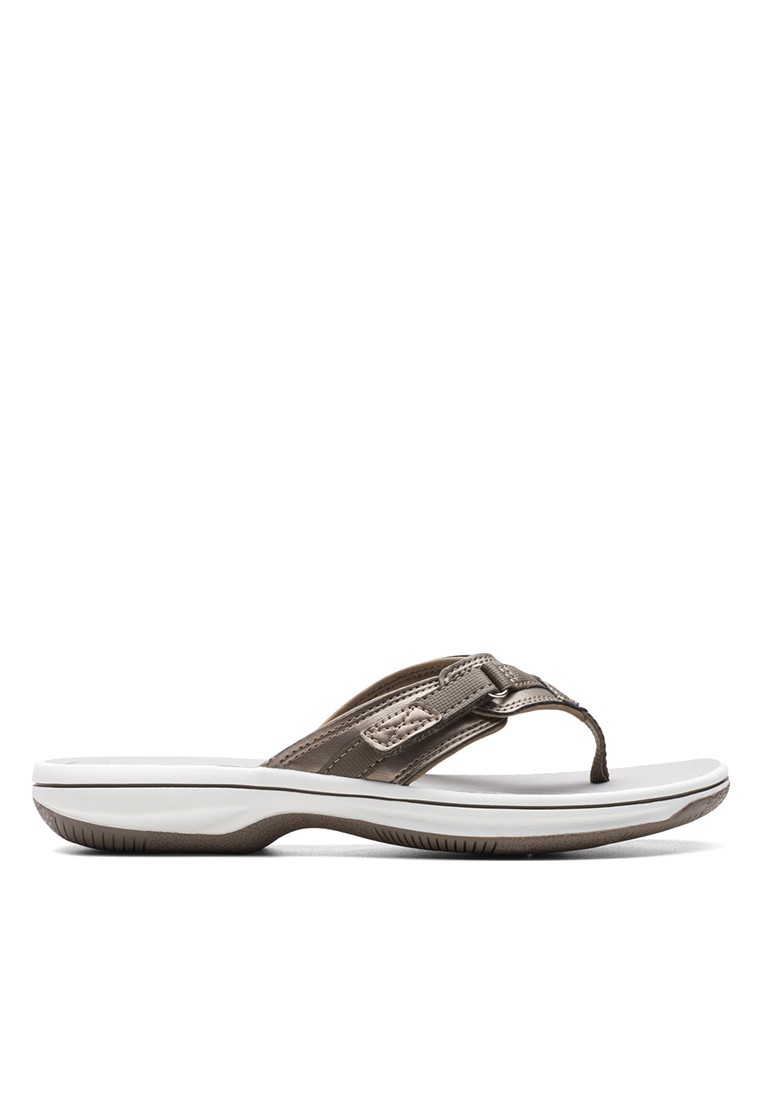 Clarks Brinkley Sea Pewter Synthetic Women's Shoes