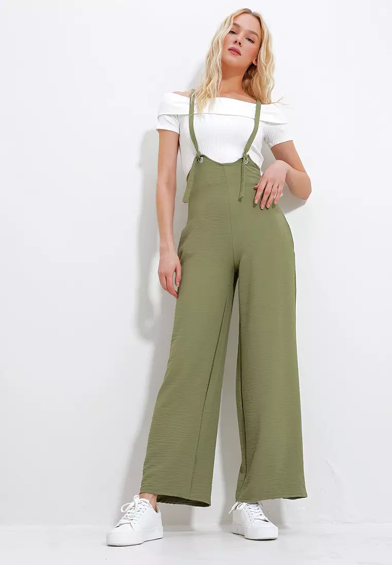 Waist Cut Overalls