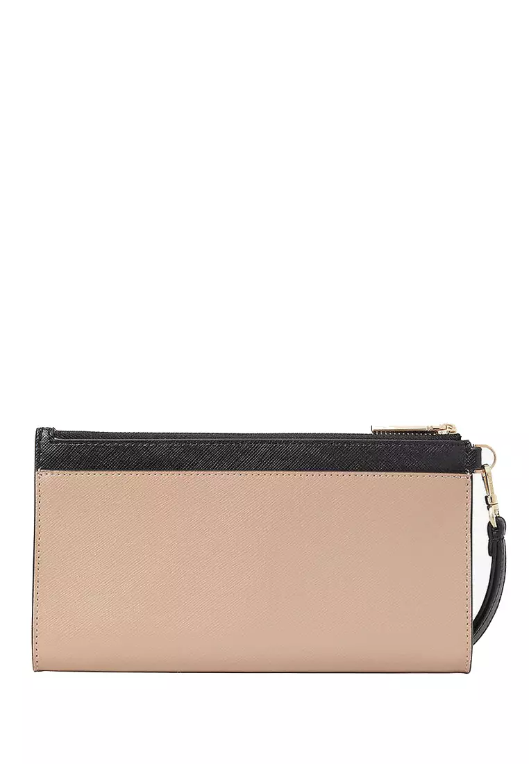 Kate spade discount double zipper wallet