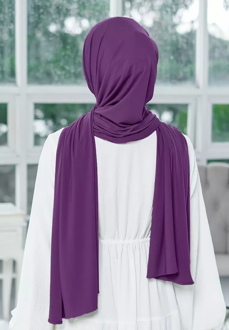 HIJAB INSTAN ZENYA - DARK PURPLE
