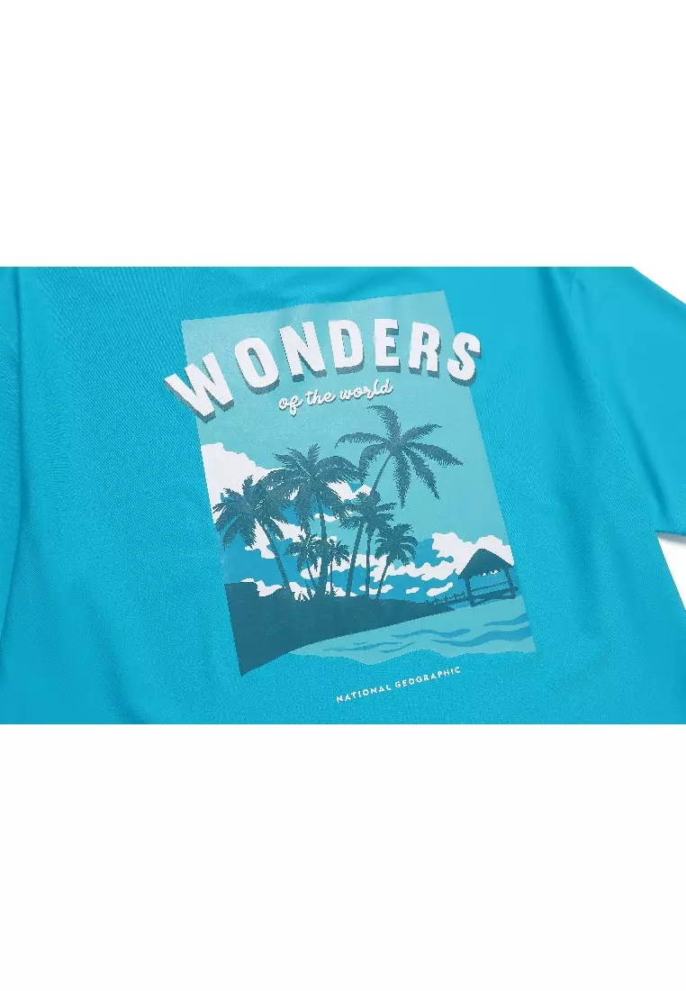 男女同款圖案短袖防曬衣