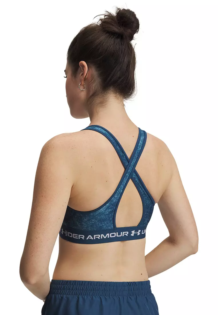 Crossback Mid Print Sport Bra