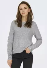 Light Grey Melange/Detail: White