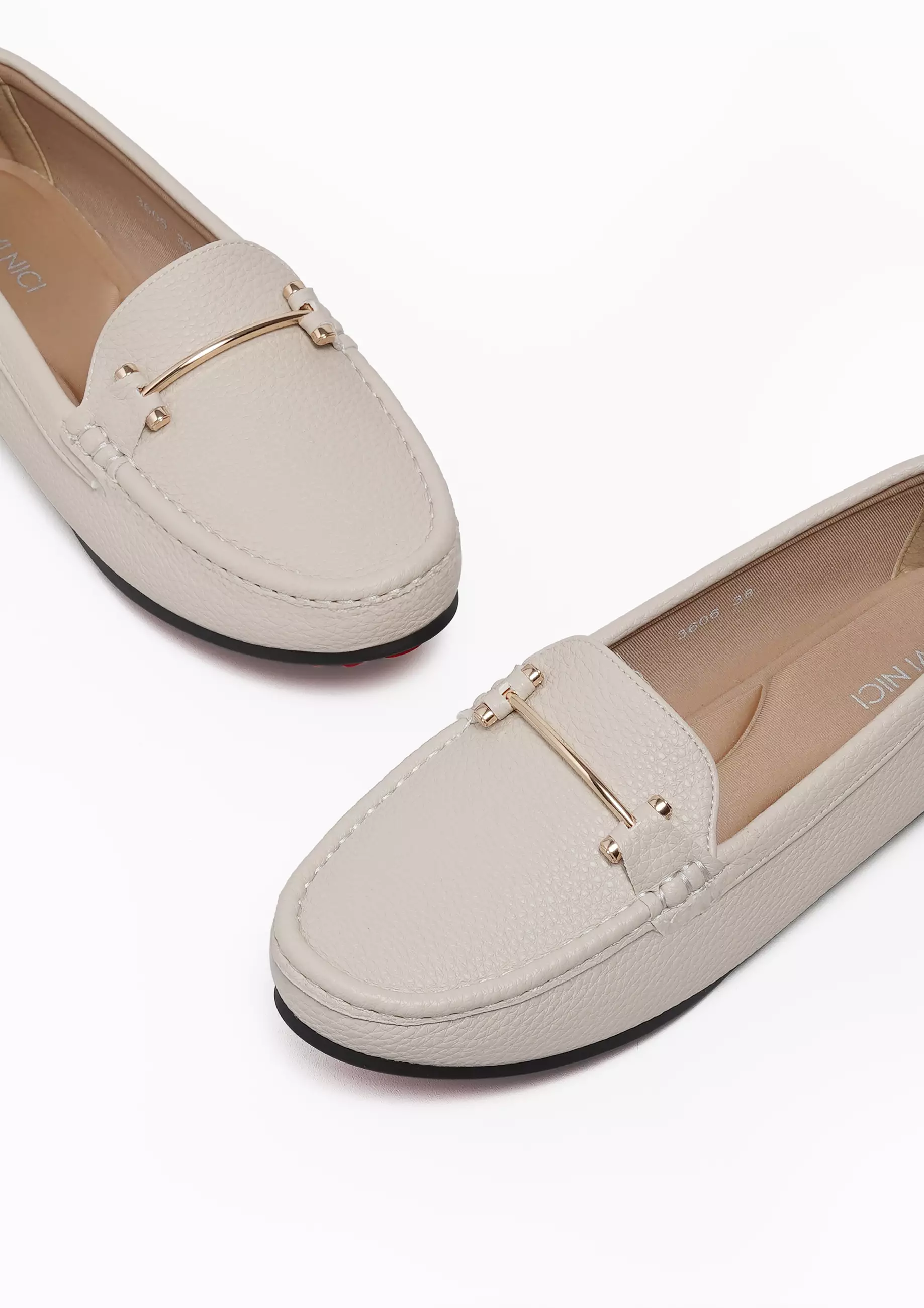 VIVI NICI - Deanna Sepatu Flatshoes Kerja Wanita Cannoli Cream