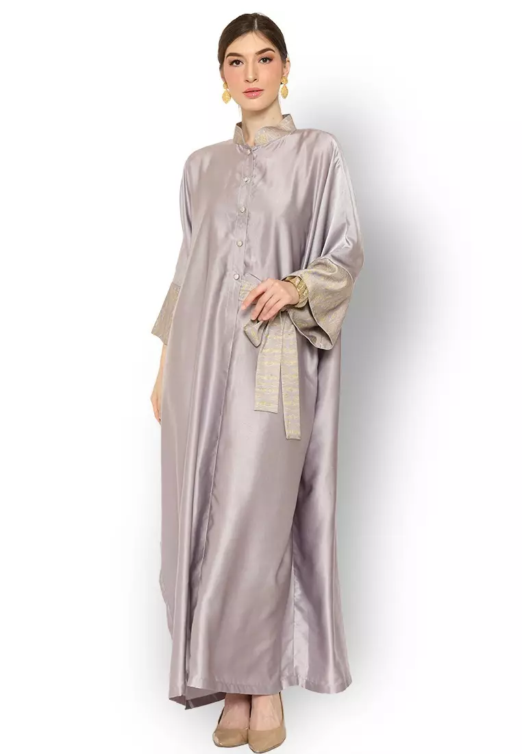Kanzi Exclusive Long Sleeve Songket Kaftan