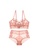 W.Excellence pink Premium Pink Lace Lingerie Set (Bra and Underwear) 57C31USA3FB52BGS_1