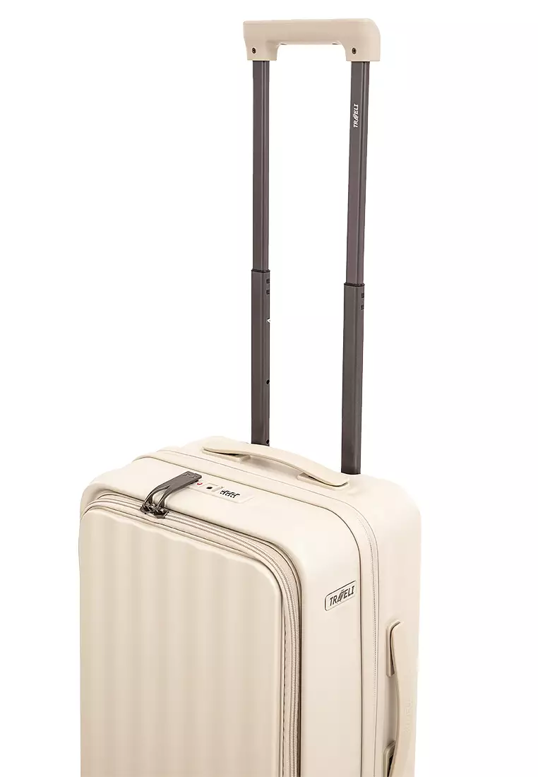 TVL 61003S Latte Beige Polycarbonate  TSA Anti-Theft Premium Luggage