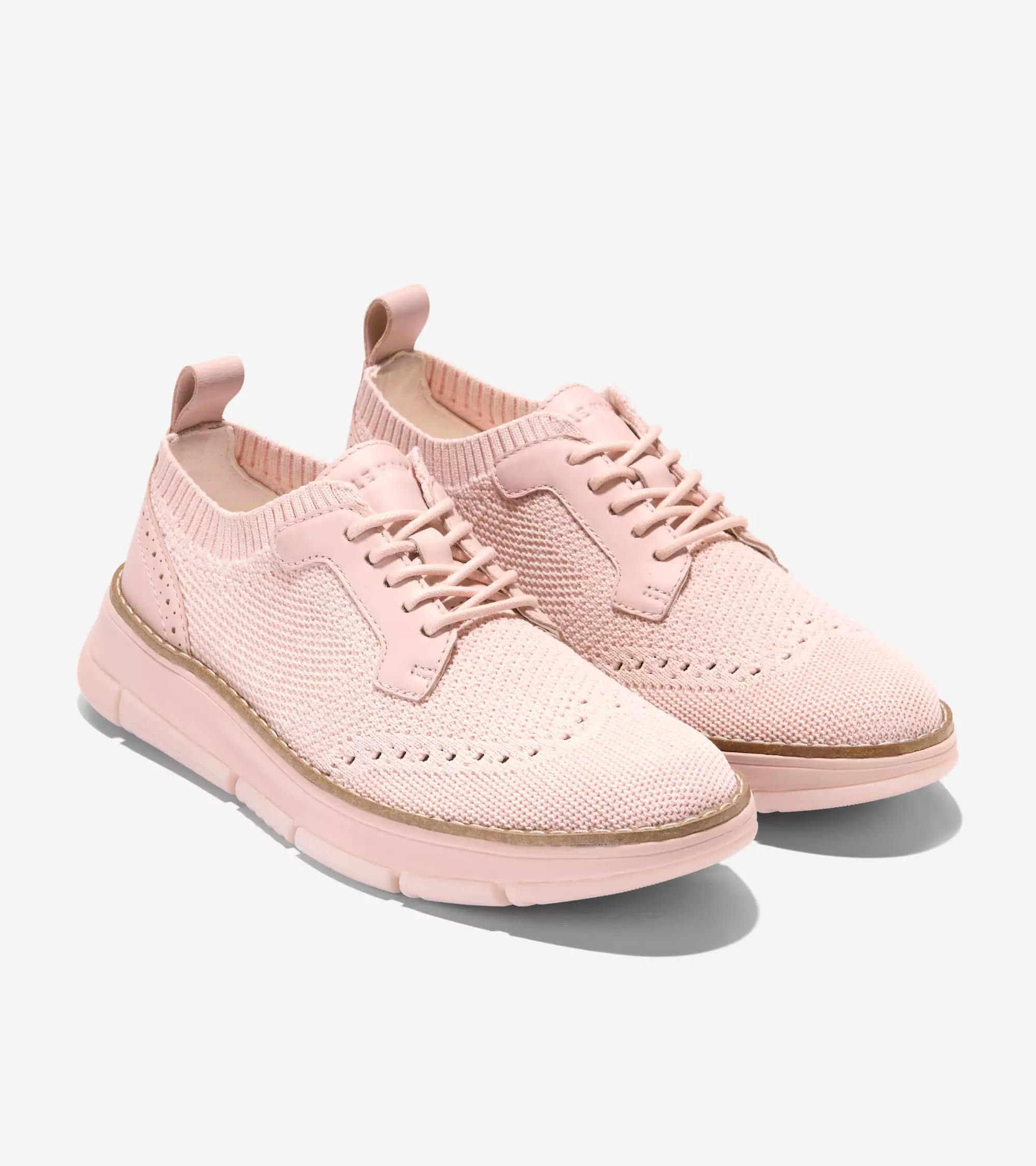 Cole Haan Women Zerogrand Revel Stitchlite Oxfords - Sepatu Wanita (Pink)