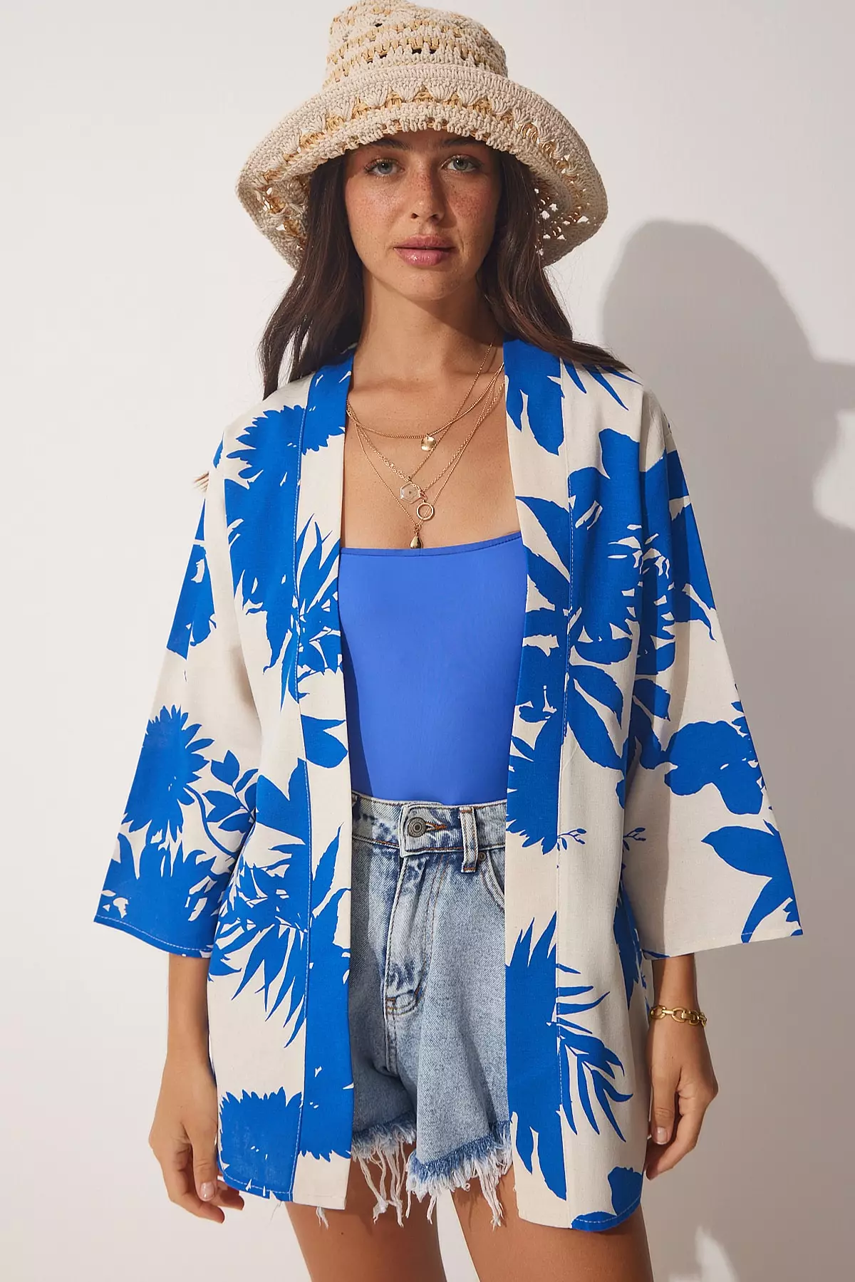 White floral kimono cardigan new arrivals