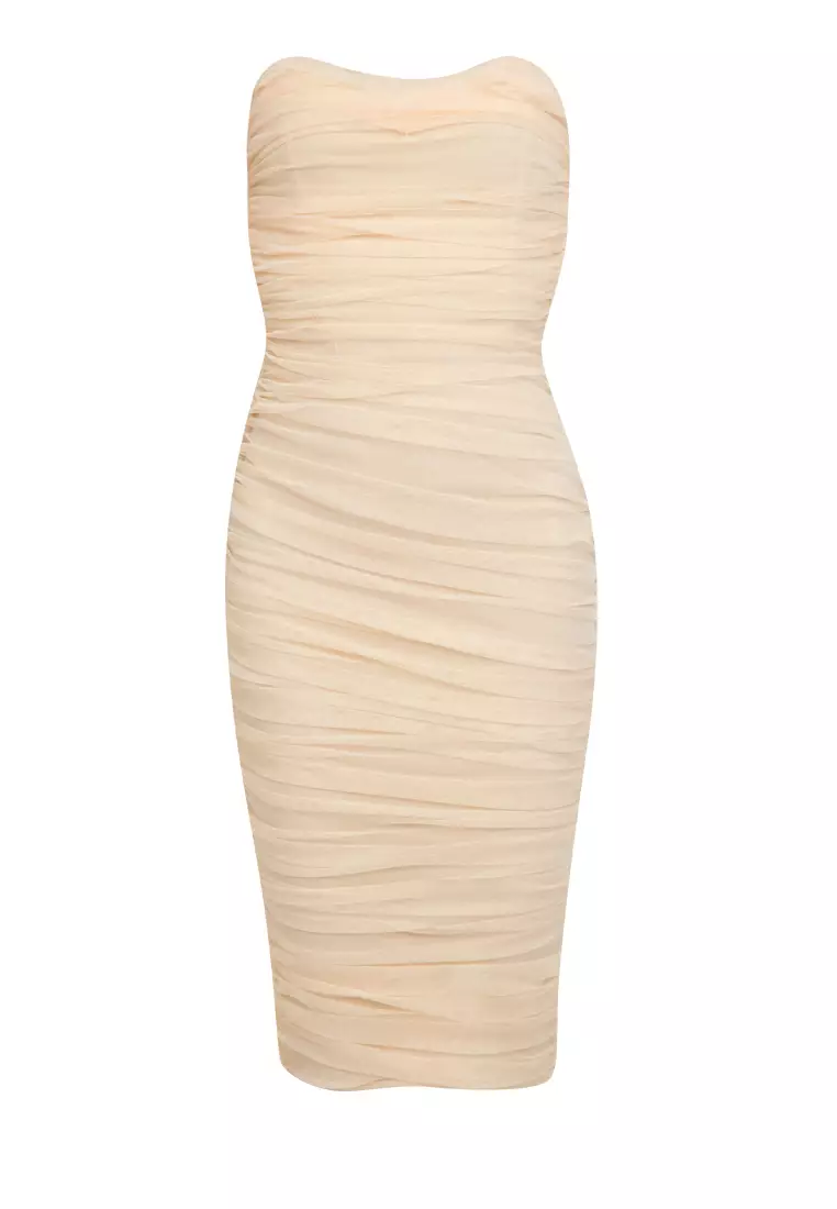Esme Ruched Midi Dress