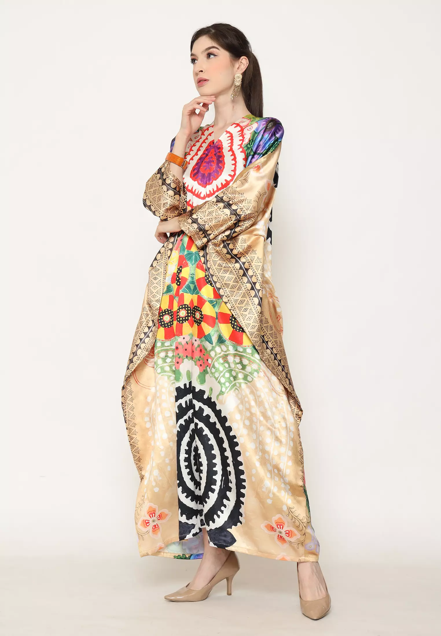 Kanzi Long Sleeve Kaftan