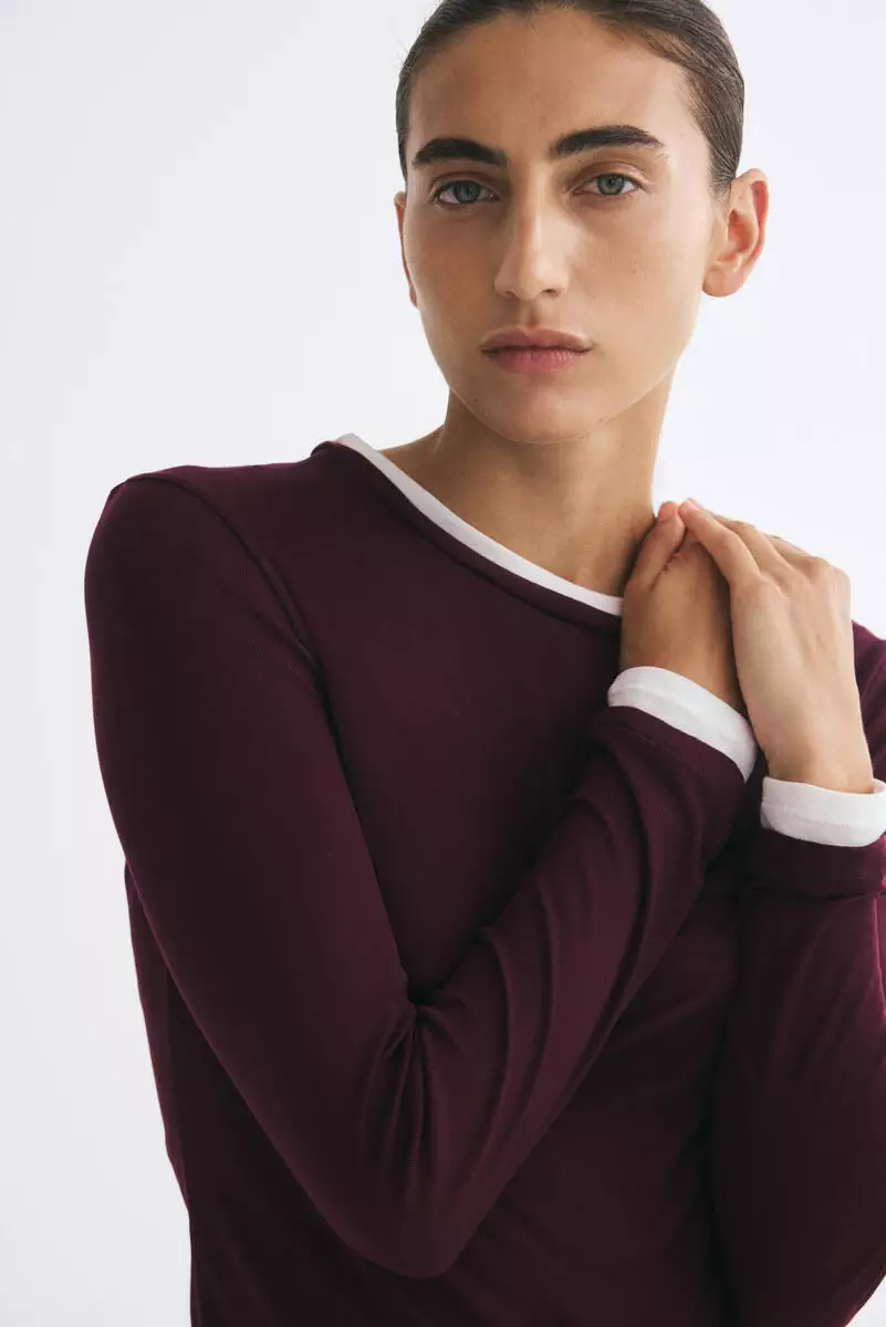 Layered-look top