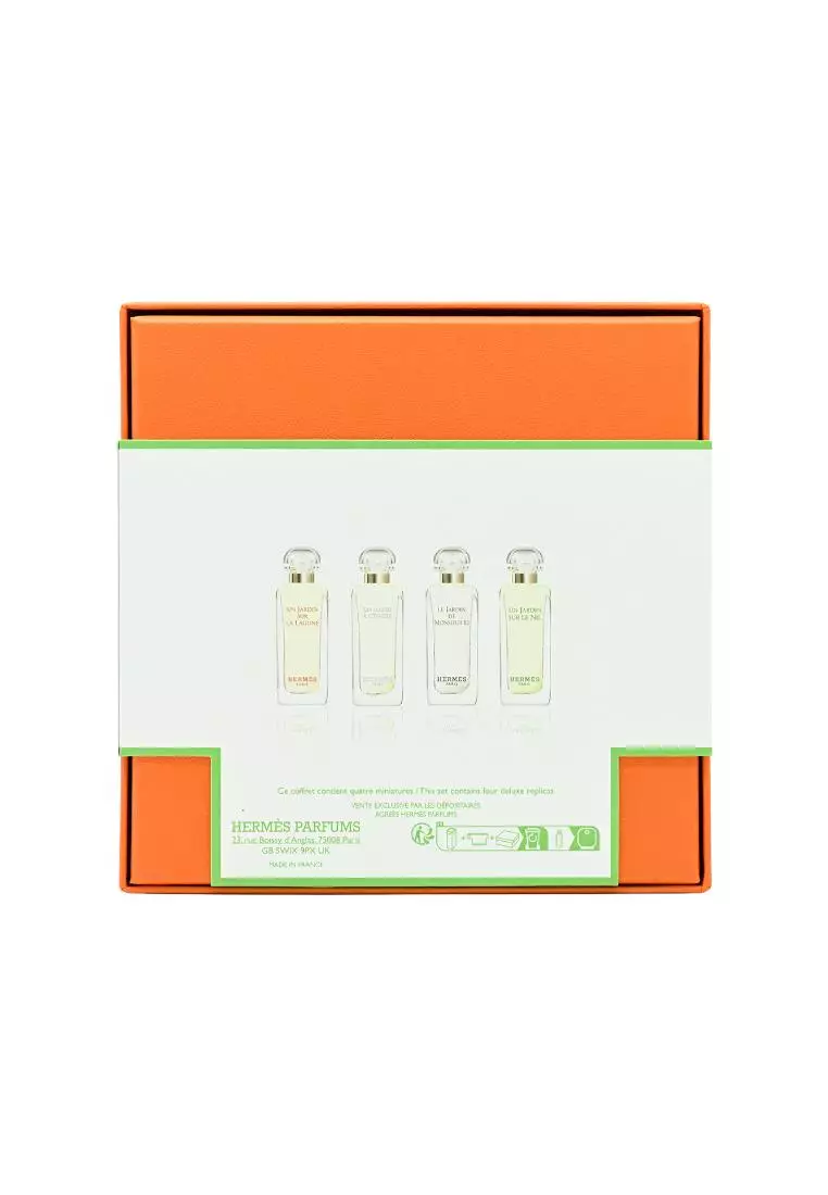 Hermes Jardins Eau De Toilette Miniarure Set (4pcs)