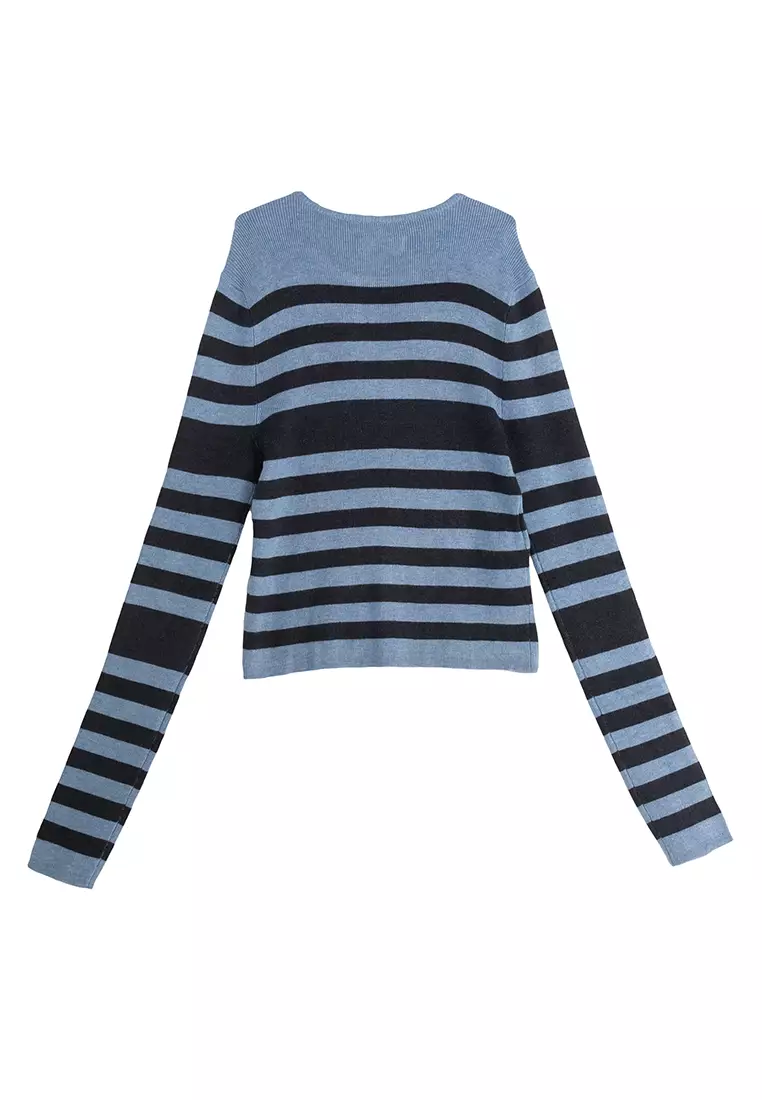 Buy MANGO KIDS Striped Knit Sweater Online | ZALORA Malaysia