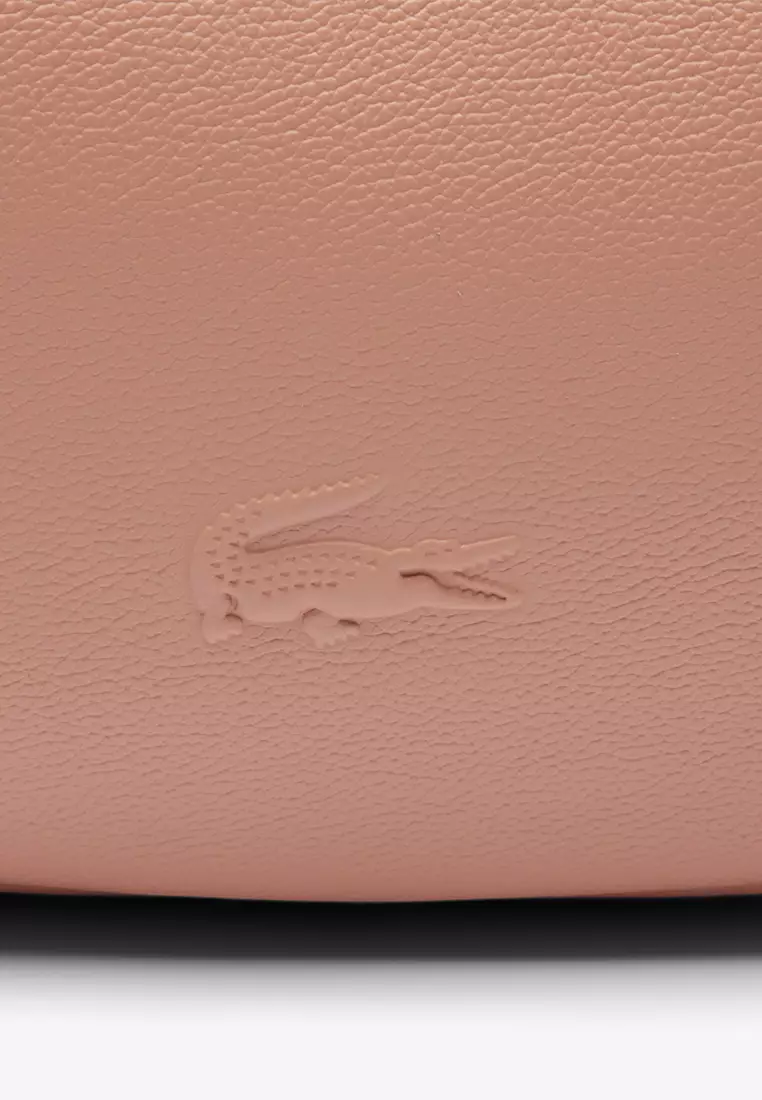 City Court Grain Leather Hobo Bag