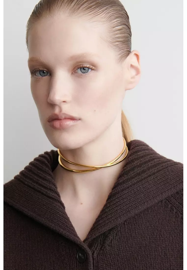 SAILOR-COLLAR WOOL CARDIGAN