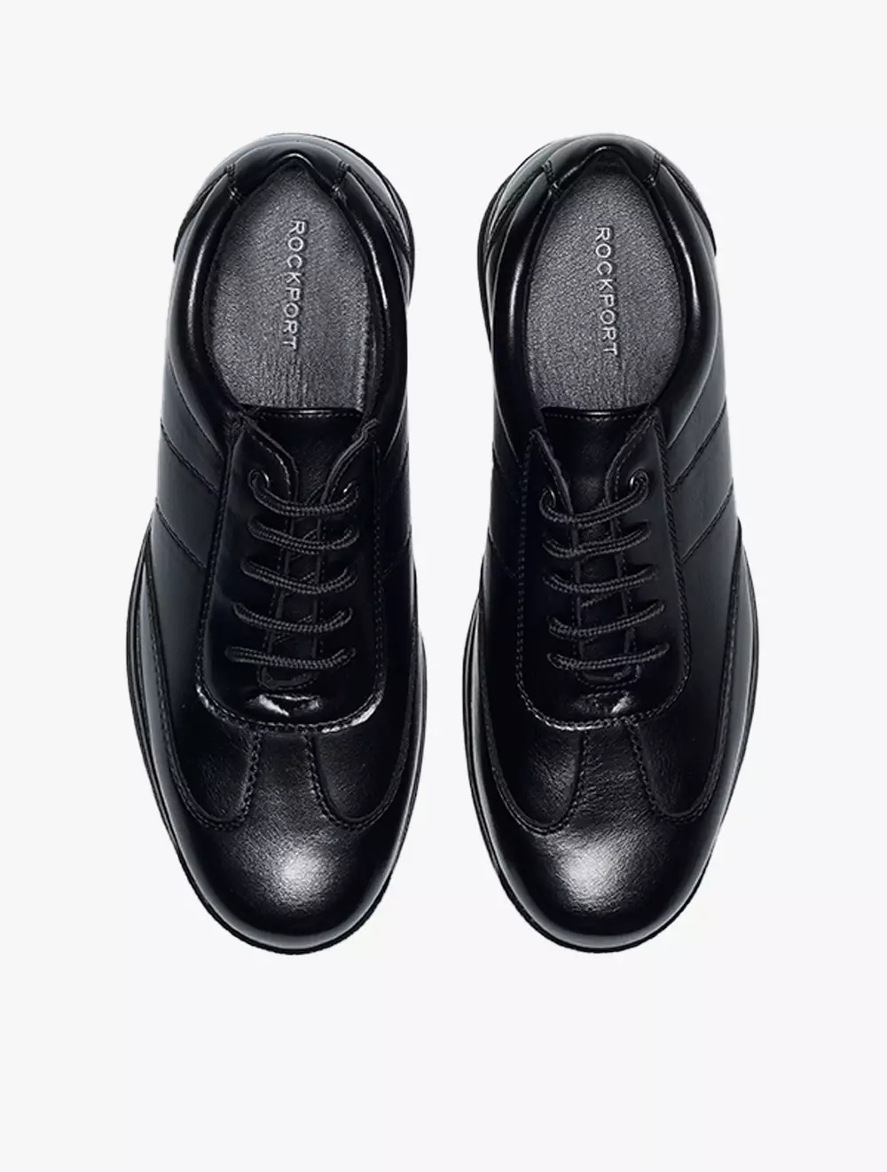 Payless Rockport Mens Conan Lace Up Oxfords - Black_01