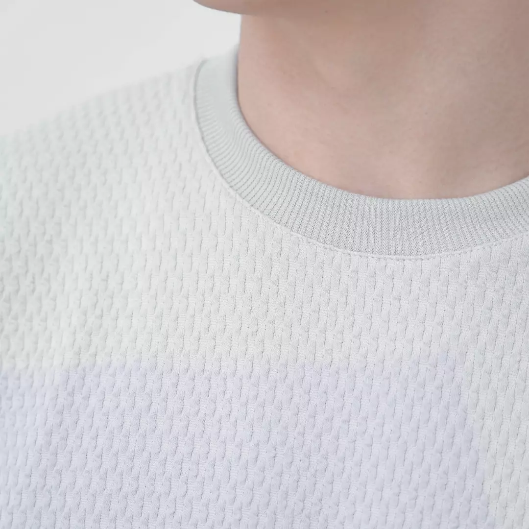 Ryusei T-shirt Oversize SORA Knit Sage Green