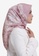 Buttonscarves pink Buttonscarves The Farsha Voile Square Misty Rose D8726AA1F3EBFEGS_3