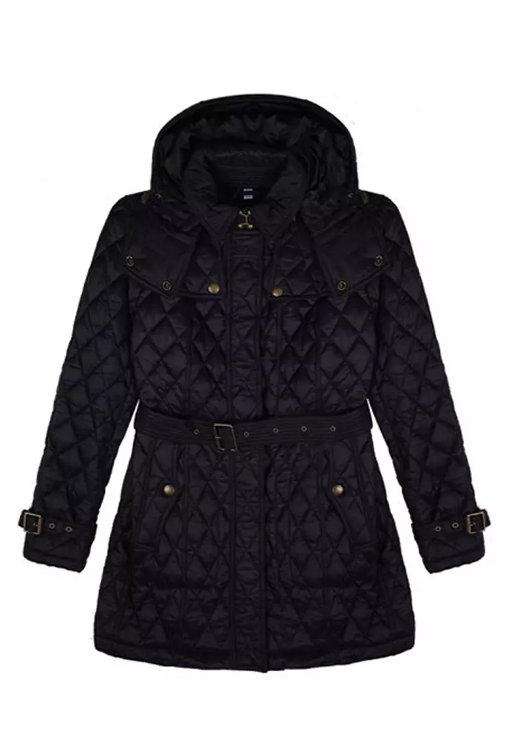 Burberry women's hotsell hooded jacket