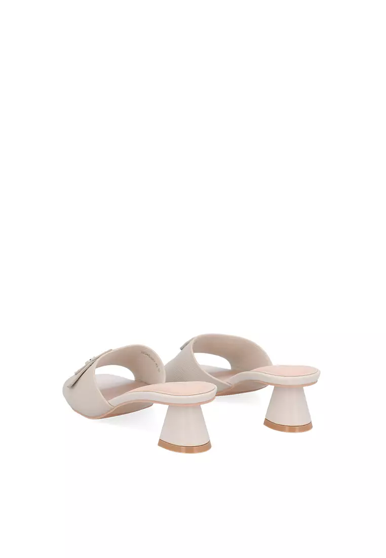 Medium Beige Isla Heeled Sandals