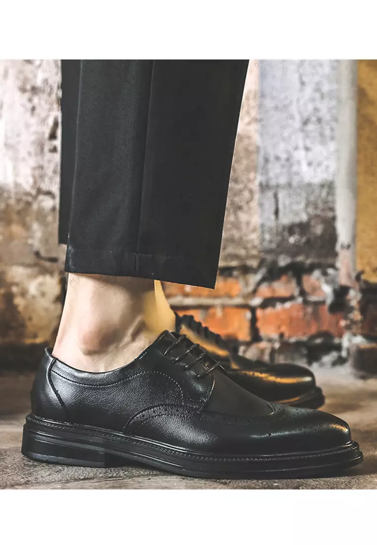 Synthetic Leather Brogue Derby MC85138