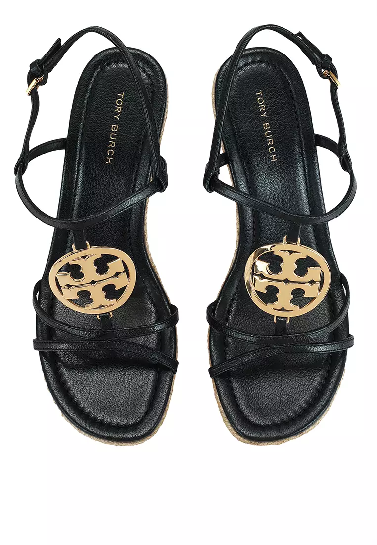 Tory burch miller wedge dusty cypress cheap