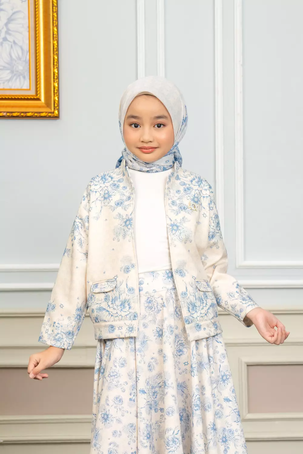 Klamby - Kananta Blazer & Skirt Set Kids Celestial Pearl
