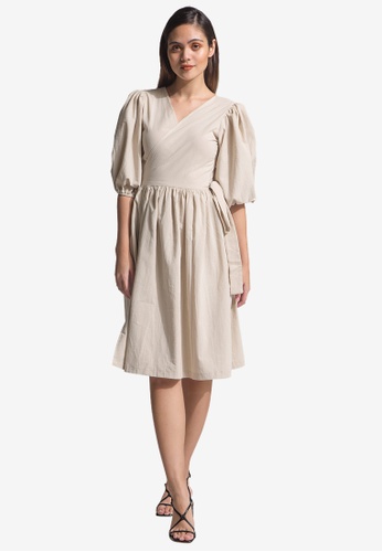 Juanita puff sleeve dress clearance