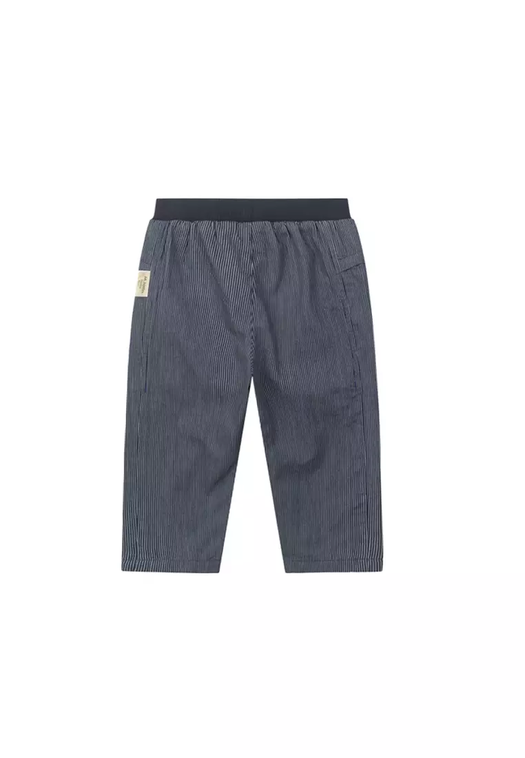 Casual Striped Long Pants With Accessories