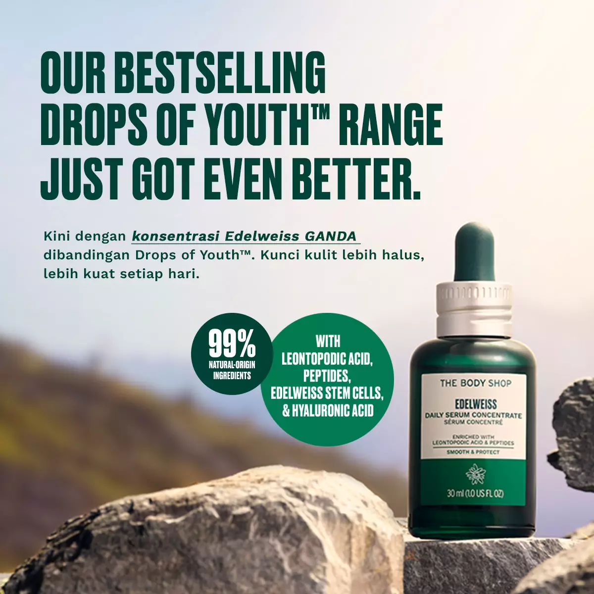 Edelweiss Intense Smoothing Cream 50ml