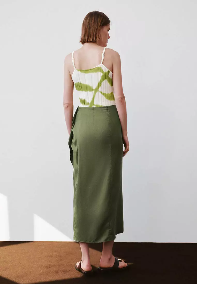 UR夏季新款女装时尚薄荷曼波撞色织染吊带背心UWH940057