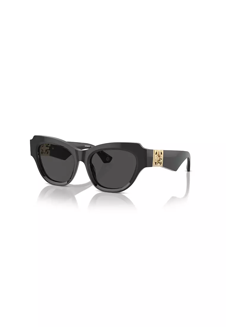 Women's Irregular Frame Dark Grey Acetate Sunglasses - BE4423