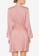 ZALORA OCCASION pink Satin Wrap Mini Dress 104F7AAE57F559GS_2