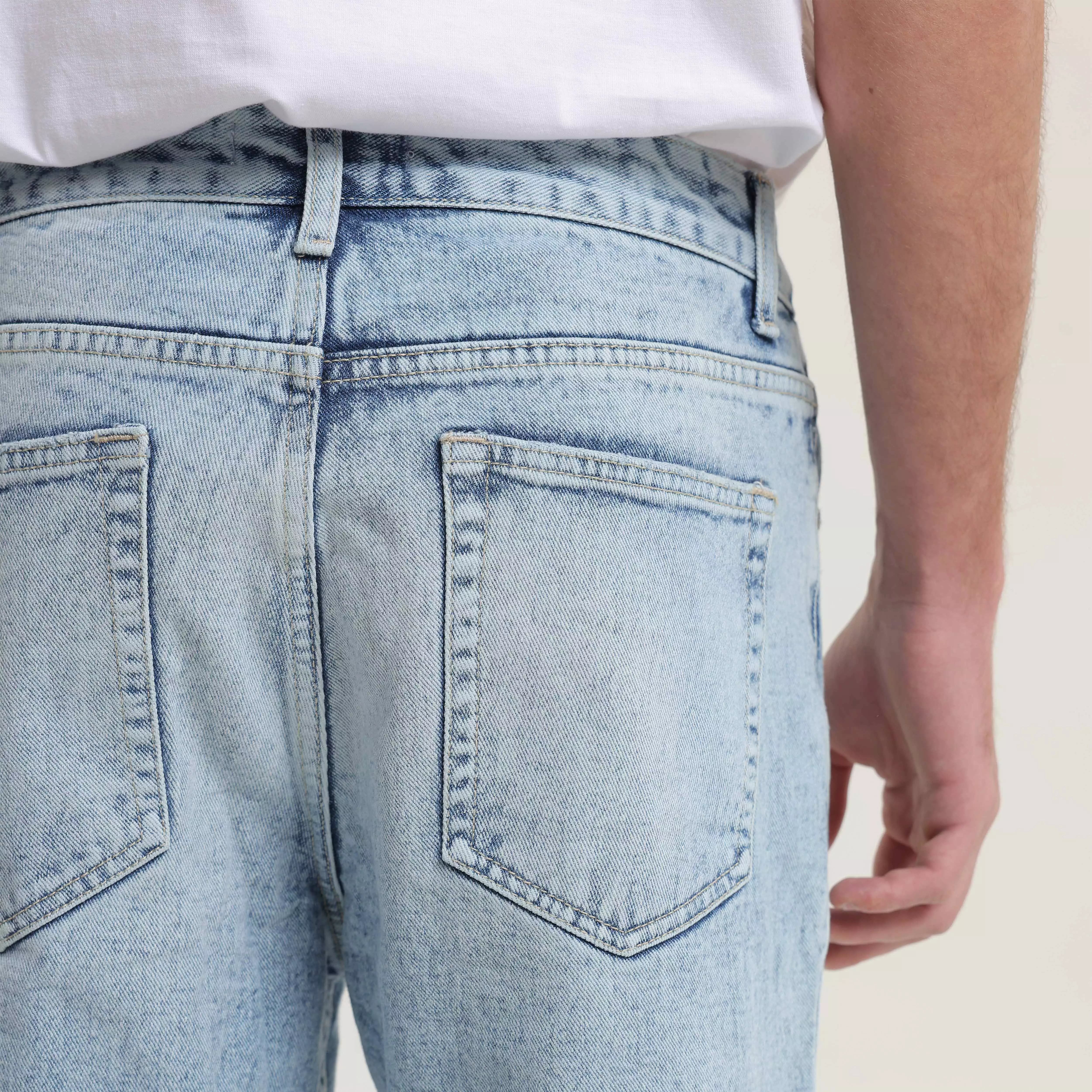 LARUSSO - Vintage Denim Easy Ankle Pants