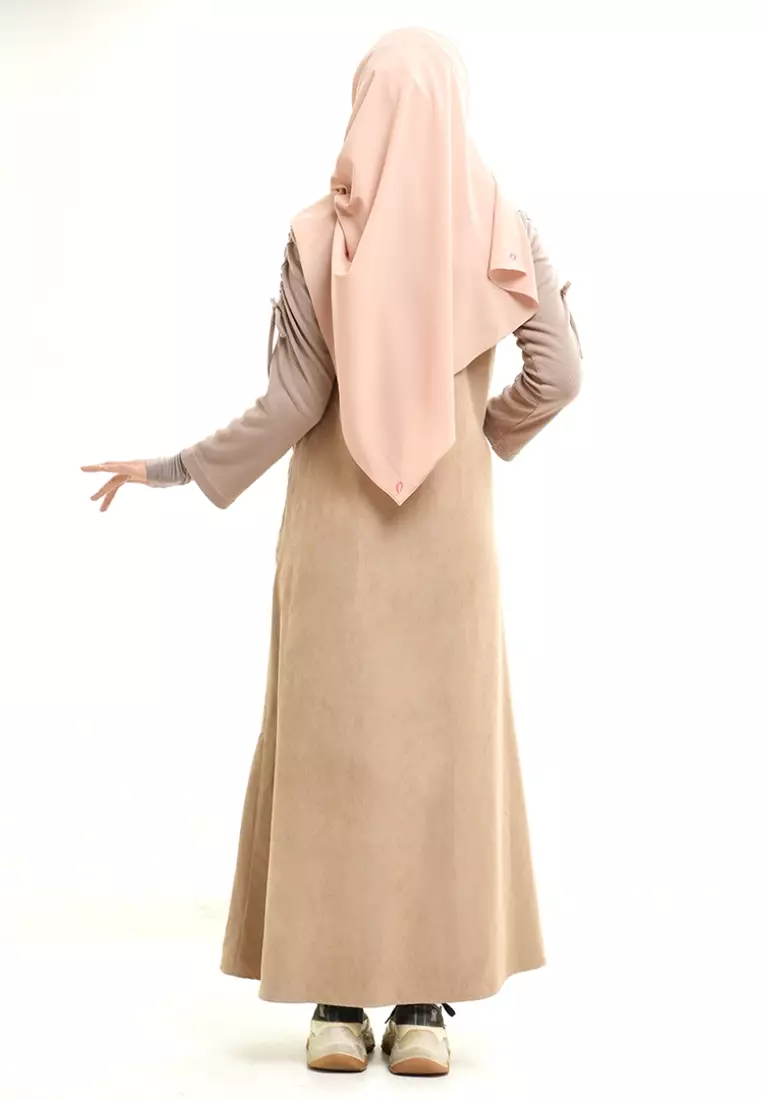 Rabbani - Dress Muslim Wanita Dara Lumina Exclusive Mocca
