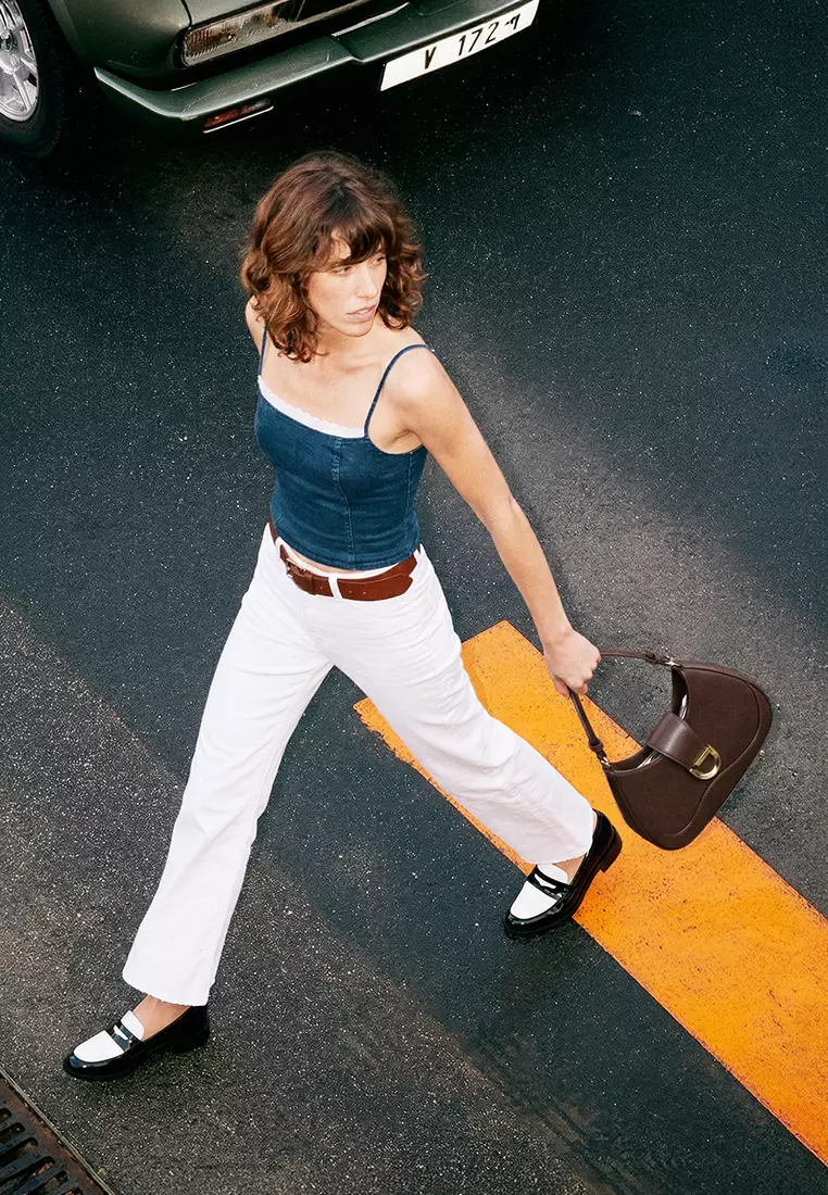 Atasan Korset Vintage Tali Spaghetti