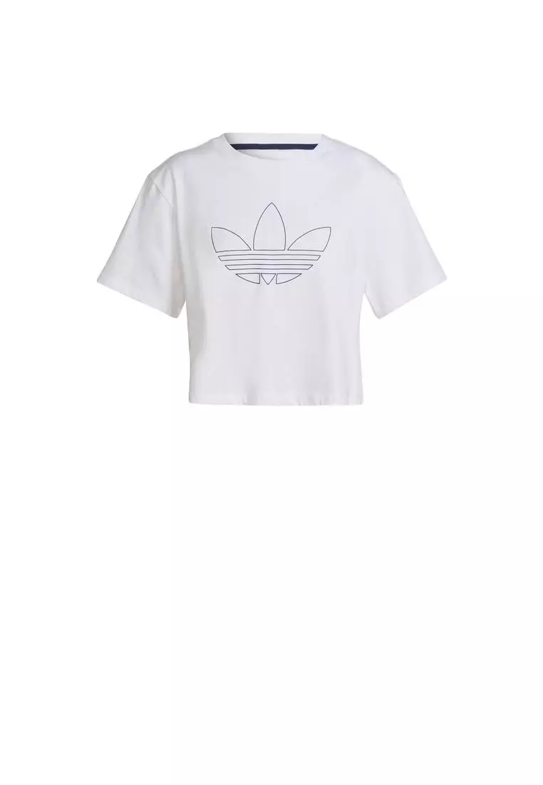 White sale adidas crop