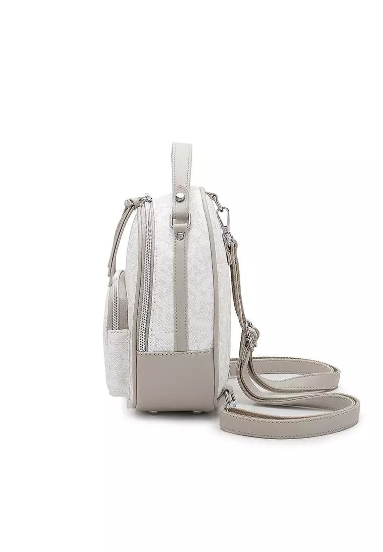 Women's Mini Backpack (Tas Ransel Wanita & Tas Punggung Wanita) - Putih