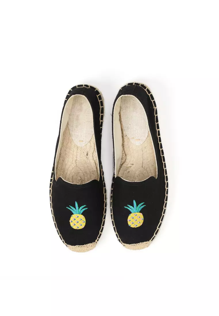 Embroidered Canvas Espadrilles HB45433