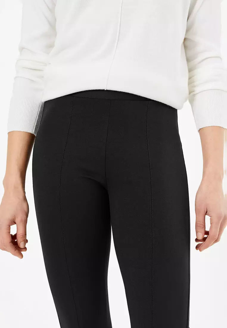 Buy MARKS SPENCER M S Linen Blend Straight Leg Trousers T50