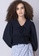 FabAlley navy Navy Poplin Collared Smocked Top 579B3AA17AA275GS_1