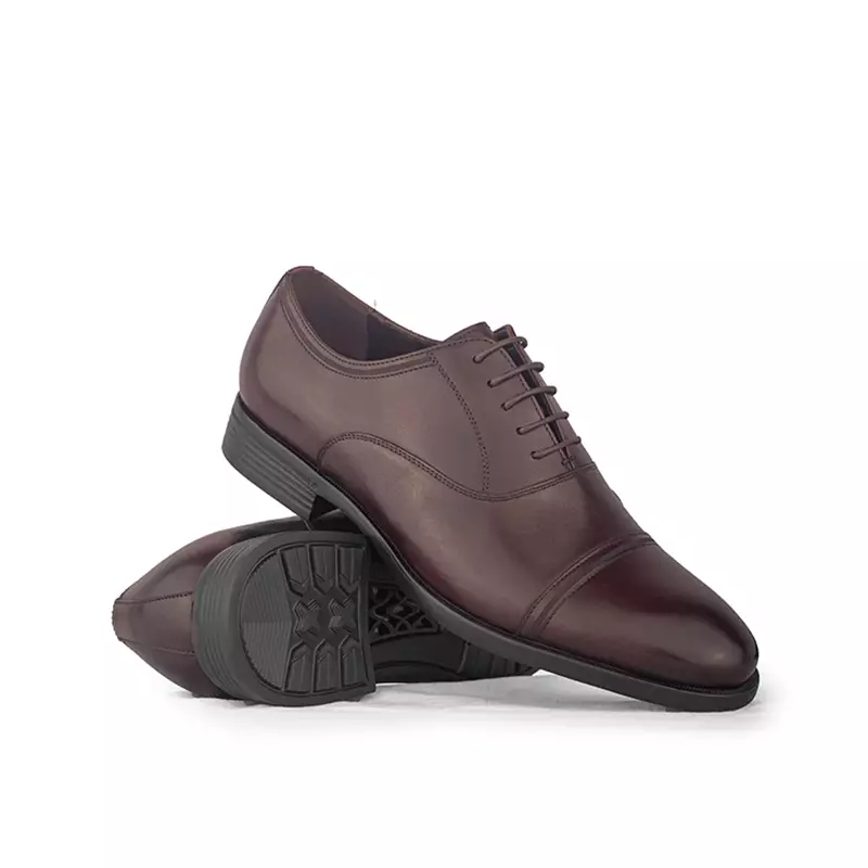 Sepatu Kulit Pria Pantofel Formal Gino Mariani Ignacio Coffee
