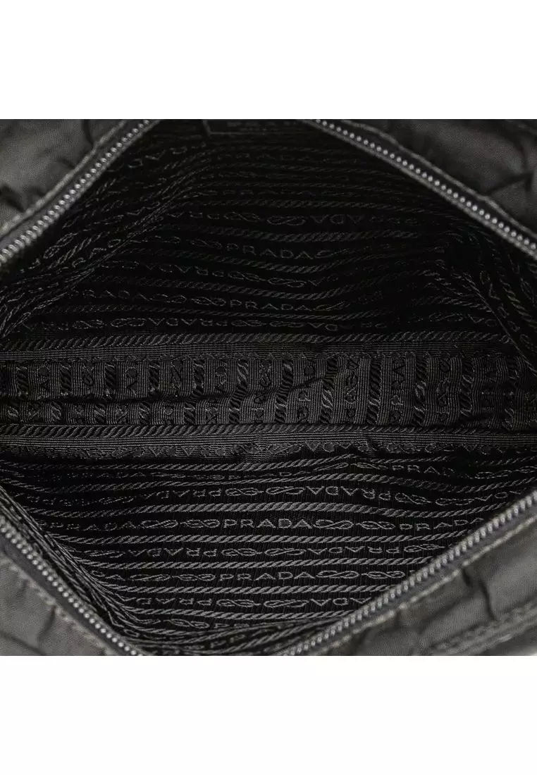 Pre-Loved Prada Tessuto Zip Top Crossbody