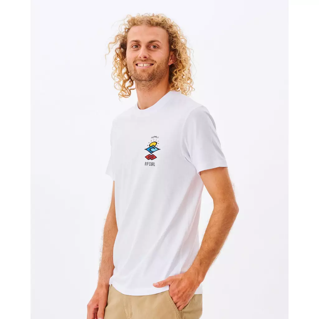 Rip Curl Search Icon Tee - White