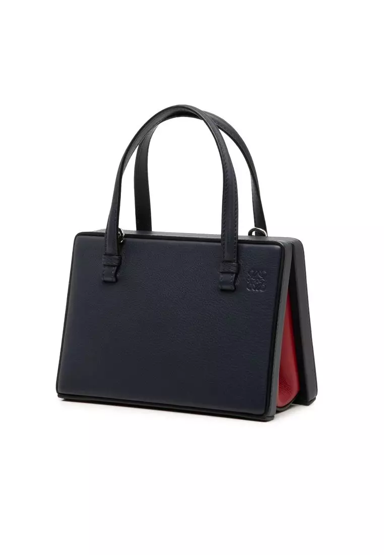 Pre-Loved Loewe Small Leather London Postal Top Handle Bag