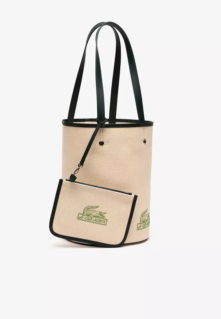 Buy Lacoste Canvas Bucket Bag 2023 Online ZALORA