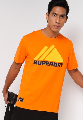 Superdry orange Mountain Sport T-Shirt - Superdry Code 30E20AAC5AE0A3GS_1