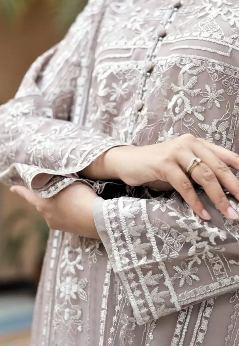 Mosleem Brown Brokat Elegant Payet By Briiliant Girl Warna Coklat