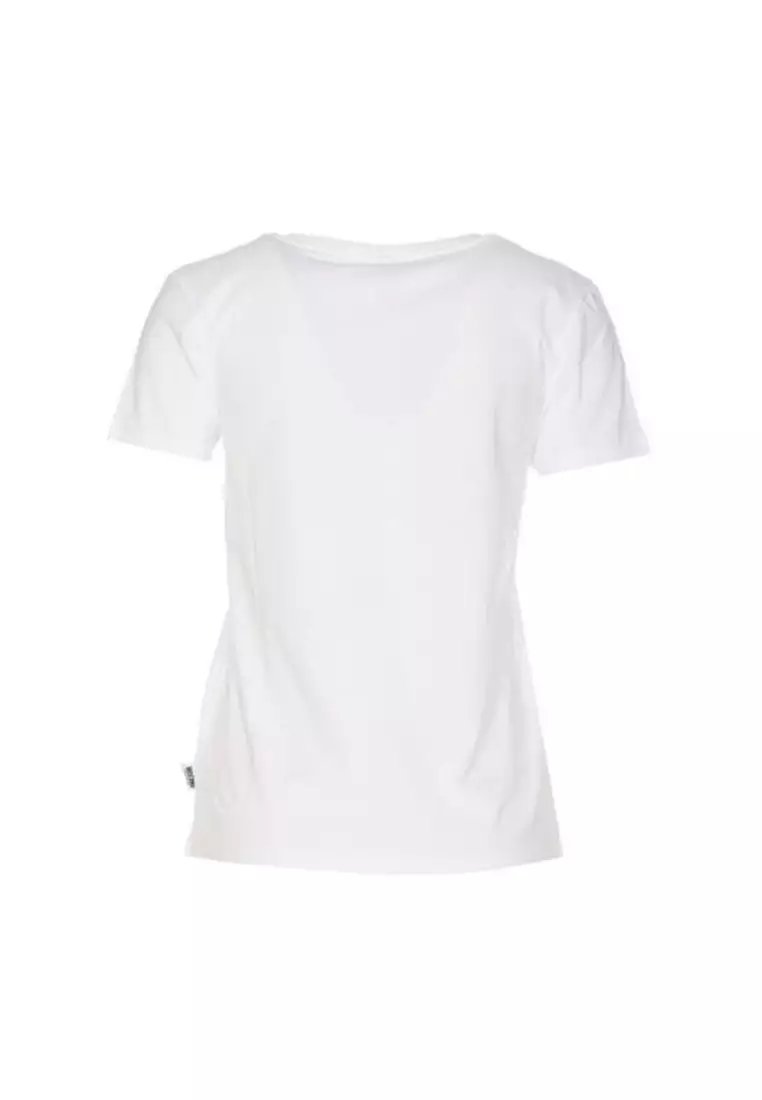 女士短袖T恤白色0789 4410